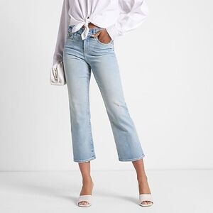 Express Light Blue Mid Rise 90’s Ankle Boot Jeans Size 2R